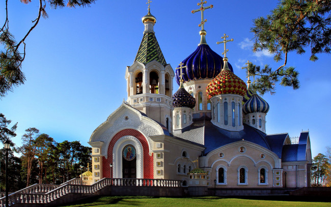Обои картинки фото города, - православные церкви,  монастыри, архитектура, церковь, купола, красочные, россии