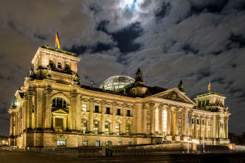 Картинка reichstagsgeb& 228 ude+berlin города берлин+ германия парламент