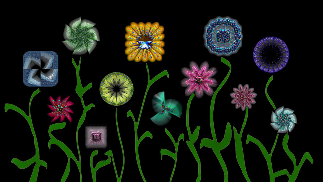 Обои картинки фото векторная графика, цветы , flowers, цветы, фон