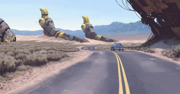 Картинка фэнтези иные+миры +иные+времена simon stalenhag art рисунок фантастика