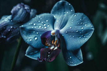 Картинка 3д+графика цветы+ flowers орхидея