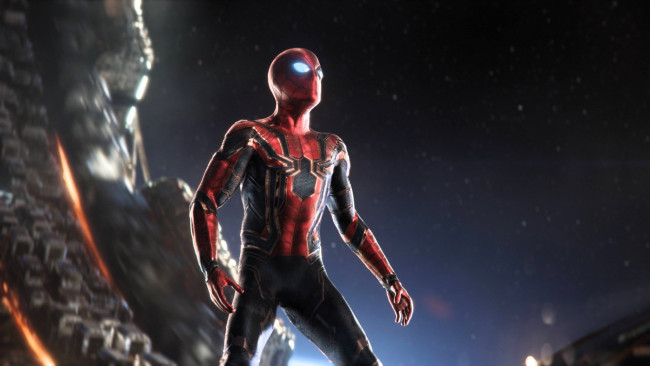 Обои картинки фото кино фильмы, avengers,  infinity war, человек-паук