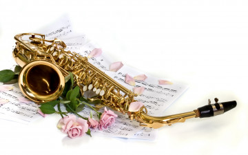 Картинка музыка музыкальные инструменты саксофон