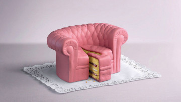 обоя еда, пирожные, кексы, печенье, торт, кресло