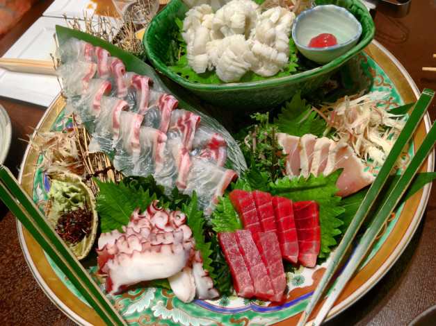 Обои картинки фото еда, рыбные блюда,  с морепродуктами, деликатесы