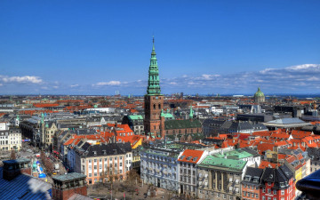 Картинка города копенгаген+ дания панорама