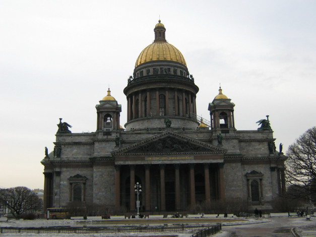 Обои картинки фото исаакиевский, собор, города, санкт, петербург, петергоф, россия