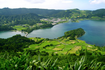 Картинка природа пейзажи остров сан-мигель португалия