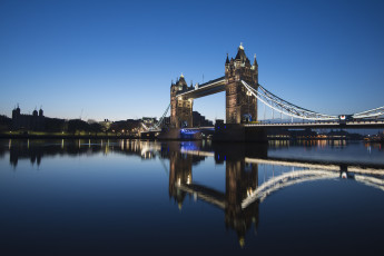 Картинка города лондон великобритания темза река мост