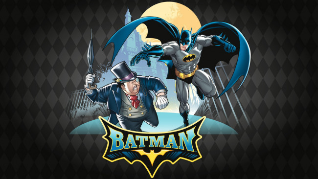 Обои картинки фото batman, рисованные, комиксы, бэтмен, человек-летучая, мышь, комикс, персонажи