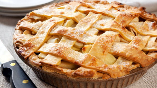 Обои картинки фото еда, пироги, пай, пирог, яблочный