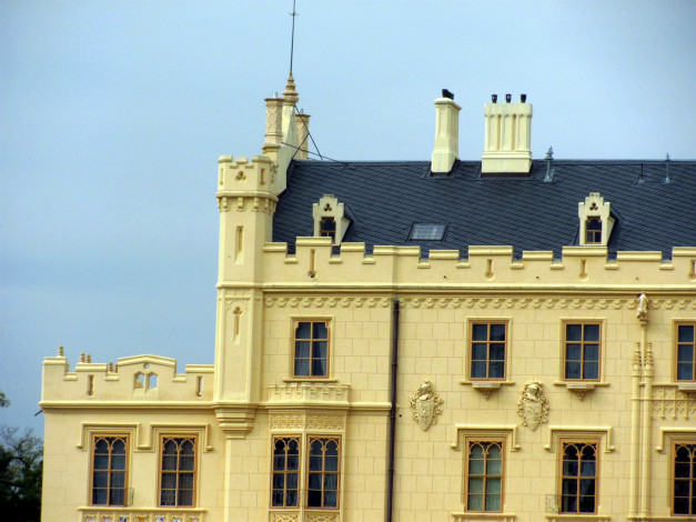 Обои картинки фото lednice castle, города, замок леднице , чехия, lednice, castle