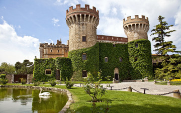 Картинка peralada+castle spain города замки+испании peralada castle