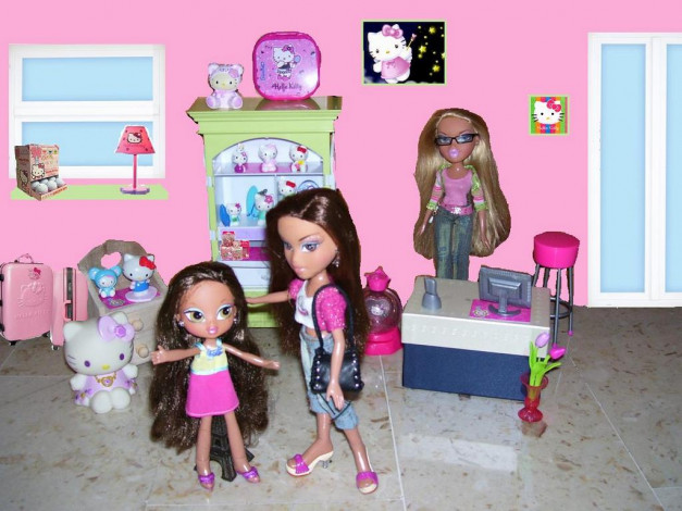 Обои картинки фото разное, bratz, куклы