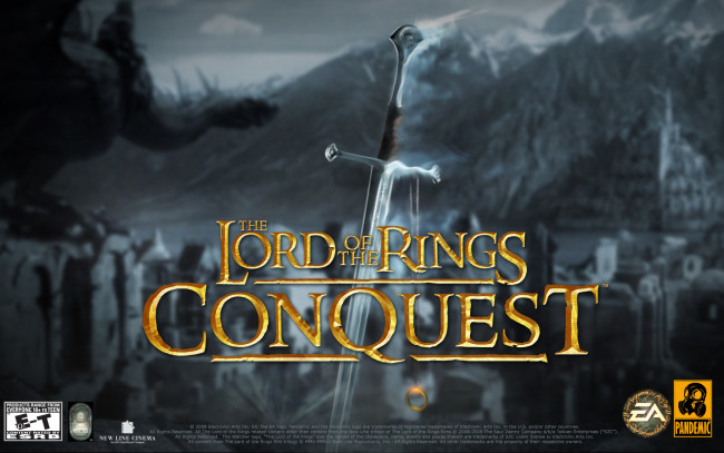 Обои картинки фото the, lord, of, rings, conquest, видео, игры