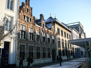 Картинка антверпен города улицы площади набережные бельгия