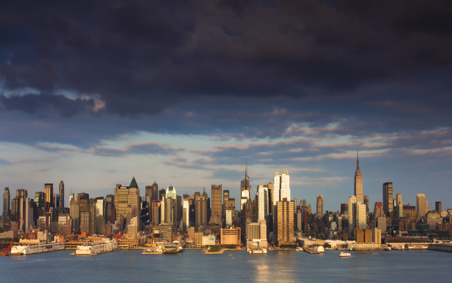 Обои картинки фото new, york, city, города, нью, йорк, сша, здания, причалы