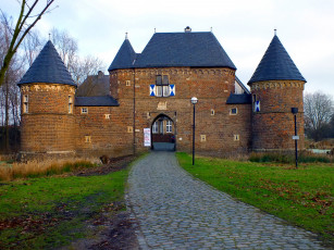 Картинка burg vondern oberhausen германия города дворцы замки крепости 