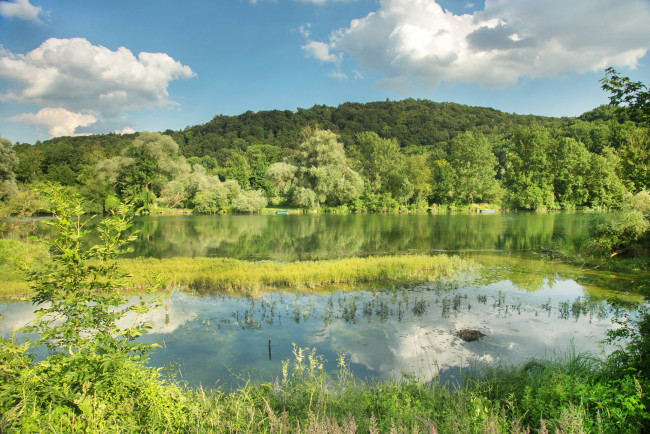 Обои картинки фото германия  бавария, природа, реки, озера, озеро, бавария, германия, лето, лес