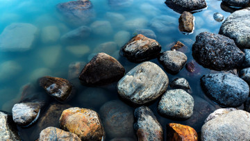 Картинка природа камни +минералы вода
