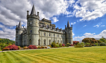 обоя inverary castle, argyll, scotland, города, - дворцы,  замки,  крепости, замок
