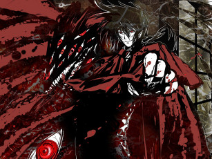 Картинка аниме hellsing вампир dracula дракула алукард vampire alucard