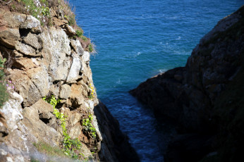 Картинка бретань франция природа побережье