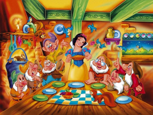 Картинка мультфильмы snow white and the seven dwarfs