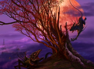 Картинка фэнтези существа дерево