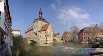 Картинка города мосты bamberg