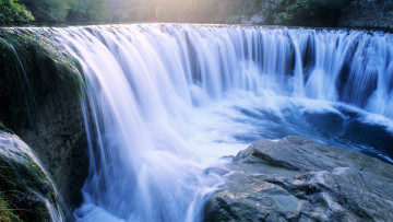 Картинка beautiful horseshoe falls in france природа водопады водопад камни река
