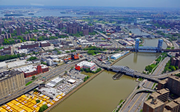 Картинка нью йорк города сша река нью-йорк панорама