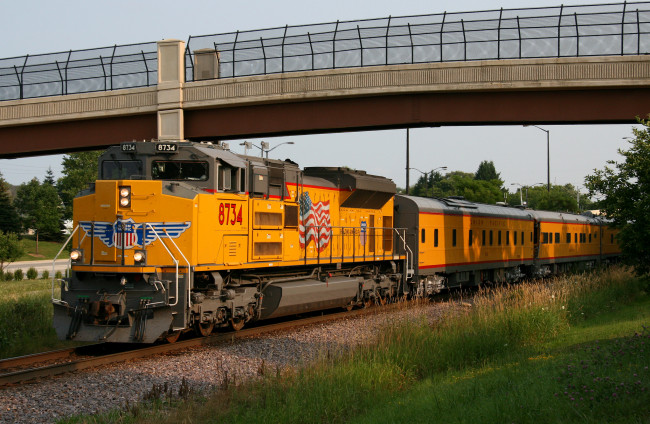 Обои картинки фото техника, поезда, железная, состав, дорога, рельсы, локомотив