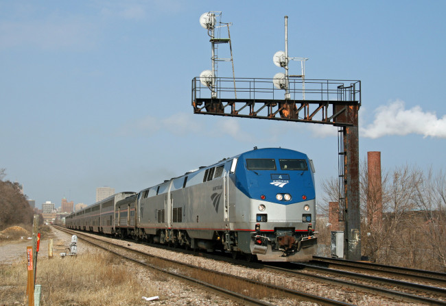 Обои картинки фото техника, поезда, локомотив, состав, дорога, рельсы, железная