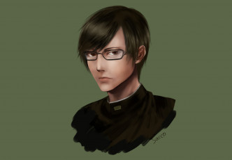 Картинка аниме sakamoto+desu+ga портрет сакамото очки парень фон