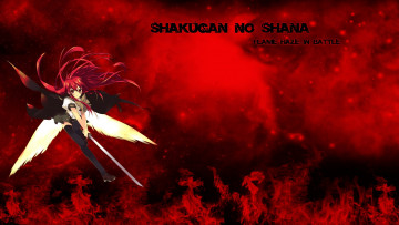 Картинка аниме shakugan+no+shana девочка меч