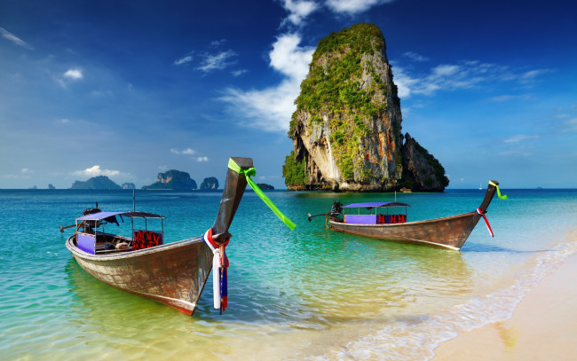 Обои картинки фото корабли, лодки,  шлюпки, море, тайланд