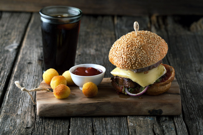 Обои картинки фото еда, бутерброды,  гамбургеры,  канапе, гамбургер