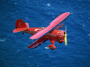 Картинка 1935 waco bi plane авиация лёгкие одномоторные самолёты