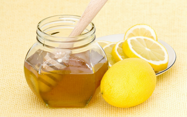 Обои картинки фото еда, мёд, варенье, повидло, джем, лимон