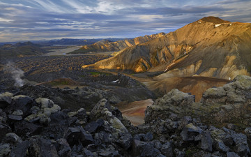 Картинка природа горы вершины гейзер