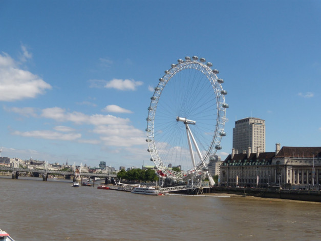 Обои картинки фото города, лондон, великобритания, аттракцион
