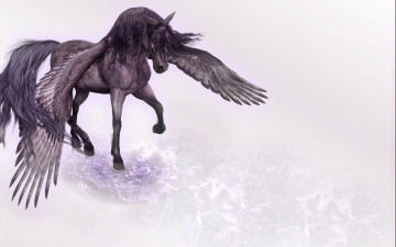 Картинка фэнтези пегасы крылья конь