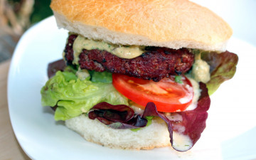 Картинка еда бутерброды +гамбургеры +канапе булочка котлета салат помидор