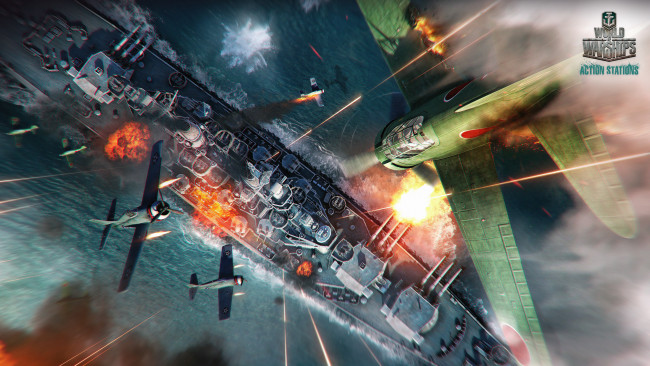 Обои картинки фото видео игры, world of warships, world, of, warships, онлайн, action, симулятор