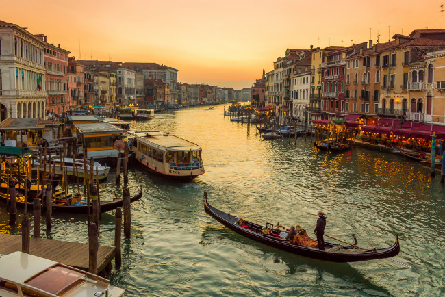 Обои картинки фото города, венеция , италия, каналы