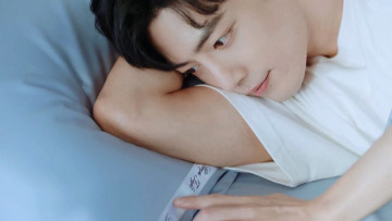 Картинка мужчины xiao+zhan актер лицо футболка постель