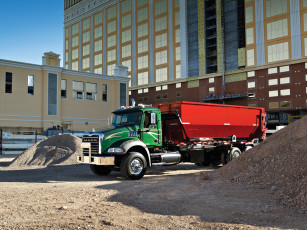 Картинка mack granite series автомобили сша тяжелые грузовики trucks inc