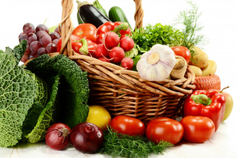 Картинка еда фрукты овощи вместе урожай