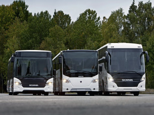 Картинка автомобили автобусы scania